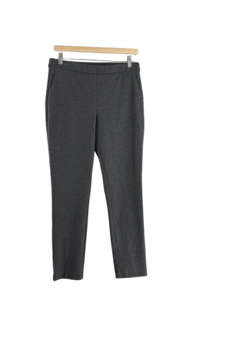 Theory pants Thaniel Jersey wool blend Pants pull on trousers grey career sz 6